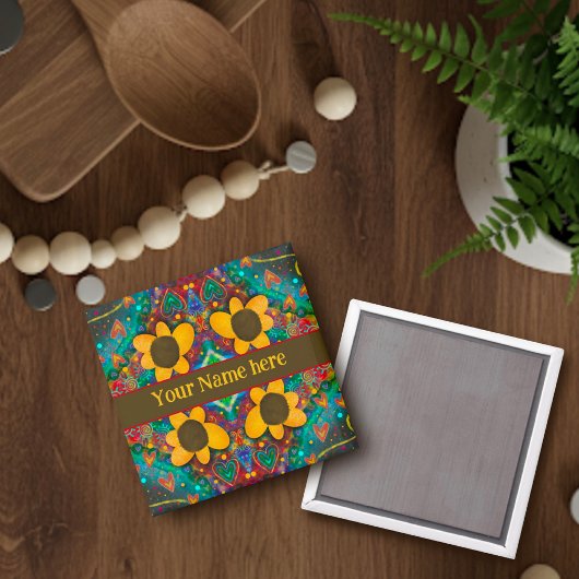 おもしろいカスタマイズ自身のデイジー吸光度マグネット マグネット