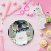 おもしろいカスタマイズ魔法誕生日 ペーパープレート (パーティー)