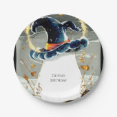 おもしろいカスタマイズ魔法誕生日 ペーパープレート (正面)