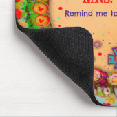 おもしろいカスタムお洒落ハート マウスパッド (コーナー)