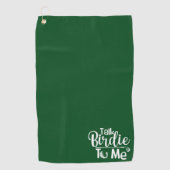 おもしろいカスタムが私のアクセサリーに汚れて話すゴルフタオル ゴルフタオル (正面)