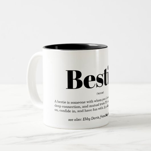 おもしろいカスタムの定義 ツートーンマグカップ (正面左)