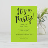 おもしろいカスタムカラーズキッドパーティー 招待状 (スタンド正面)