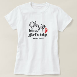 おもしろいカスタムガールズトリップカクテルTシャツ Tシャツ