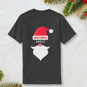 おもしろいカスタムクリスマスお気に入りのサンタ Tシャツ