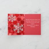 おもしろいカスタムクリスマスの帽子の写真 シーズンカード (内部)