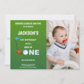 おもしろいカスタムゴルフパーティー招待状 招待状 (正面)