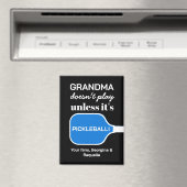 おもしろいカスタムタイポグラフィピクレボー遊ルズ祖母 マグネット (インサイチュ (食洗機))