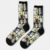 おもしろいカスタムトレンディー ソックス (左)