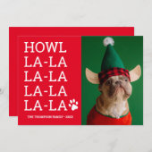 おもしろいカスタムドッグフォトホールラララララ (正面/裏面)