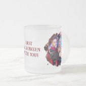 おもしろいカスタムハローウィンパーティ フロストグラスマグカップ (正面右)