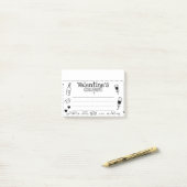 おもしろいカスタムバレンタイン/アニバーサリーカップルのクーポン ポストイット (デスク上)