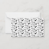 おもしろいカスタムバレンタイン/記念日カップルクーポン ノートカード (裏面)