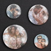 おもしろいカスタムパーソナライズされたセルフィーディスコボール マグネット