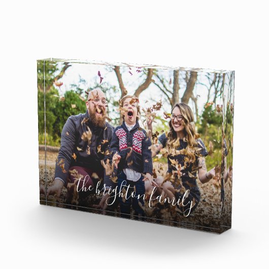 おもしろいカスタムファミリ名 フォトブロック (右)