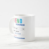 おもしろいカスタムフ最高のレンドギフトコーヒーマグ コーヒーマグカップ (正面左)