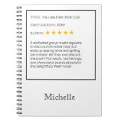 おもしろいカスタムブッククラブノート ノートブック (正面)