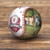 おもしろいカスタムプレイヤー名&ナンバーツーフォトスポーティ 野球ボール
