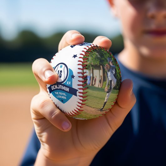 おもしろいカスタムプレイヤー名&ナンバーツーフォトスポーティ 野球ボール