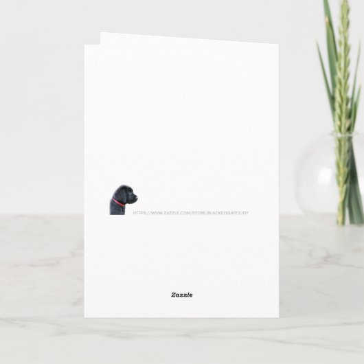 おもしろいカスタムペット写真犬パパメリークリスマス シーズンカード (裏面)