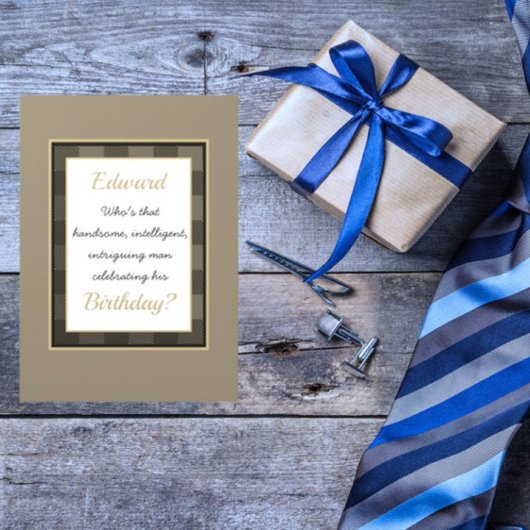 おもしろいカスタムマンの誕生日 カード