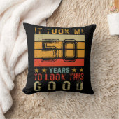 おもしろいカスタムヴィンテージ生誕日男性へ クッション (ブランケット)