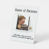 おもしろいカスタム先生感謝ギフトのサイン 台座サイン (正面)