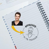 おもしろいカスタム先生教室の承認 ラバースタンプ