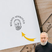 おもしろいカスタム先生教室の承認 ラバースタンプ