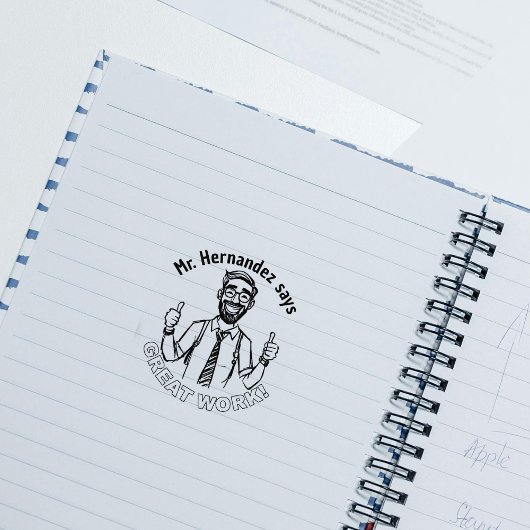 おもしろいカスタム先生教室素晴らし業務 ラバースタンプ