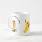 おもしろいカスタム共働き離れの退職別 コーヒーマグカップ (正面左)