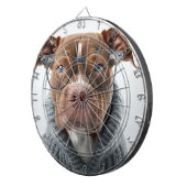 おもしろいカスタム写真パーソナライズされた ダーツボード (正面右)