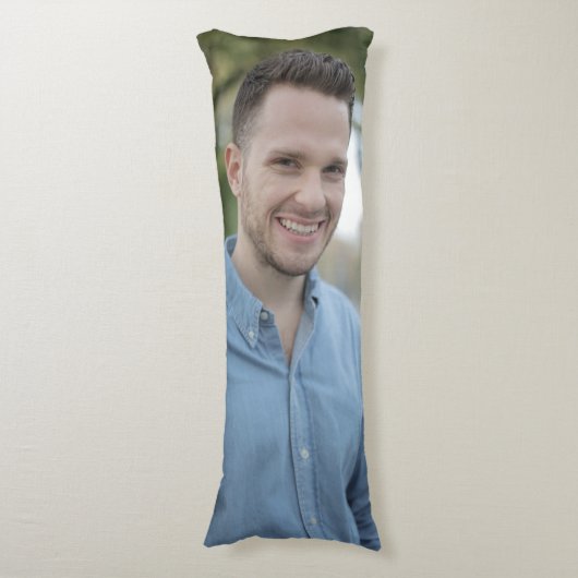 おもしろいカスタム写真夫婦友 ボディピロー (正面縦)