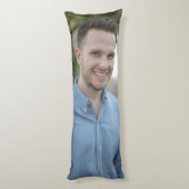 おもしろいカスタム写真夫婦友 ボディピロー (裏面 (縦))