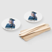 おもしろいカスタム卒業式ハンドヘルド顔写真 ハンドファン (組立なし)