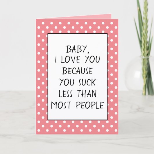 おもしろいカスタム引用文 カード (正面)