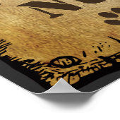 おもしろいカスタム指名手配 ポスター (角)