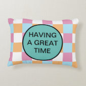 おもしろいカスタム文字 アクセントクッション (裏面)