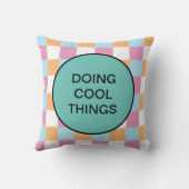 おもしろいカスタム文字 クッション (裏面)