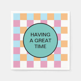 おもしろいカスタム文字 スタンダードカクテルナプキン