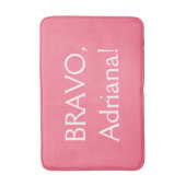 おもしろいカスタム文字 バスマット (正面縦)