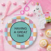 おもしろいカスタム文字 ペーパープレート (パーティー)