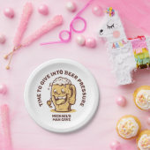 おもしろいカスタム文字 ペーパープレート (パーティー)