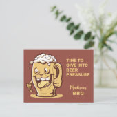 おもしろいカスタム文字 ポストカード (スタンド正面)