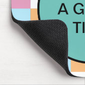 おもしろいカスタム文字 マウスパッド (コーナー)