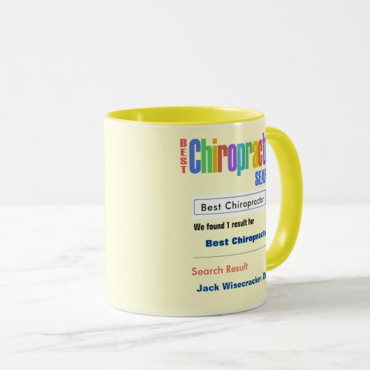 おもしろいカスタム最高のカイロプラクターギフトマグ マグカップ (正面右)