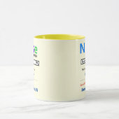 おもしろいカスタム最高のナースギフトマグ マグカップ (中央)