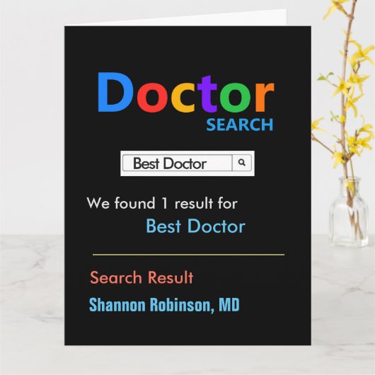 おもしろいカスタム最高の博士 カード (黄色い花)