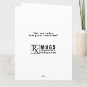 おもしろいカスタム最高の博士 カード (裏面)