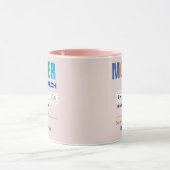 おもしろいカスタム最高の Mom Gift Mug マグカップ (中央)